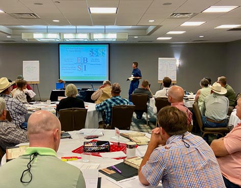 RMC students listening to a lecture