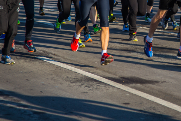 runners in a ½ marathon