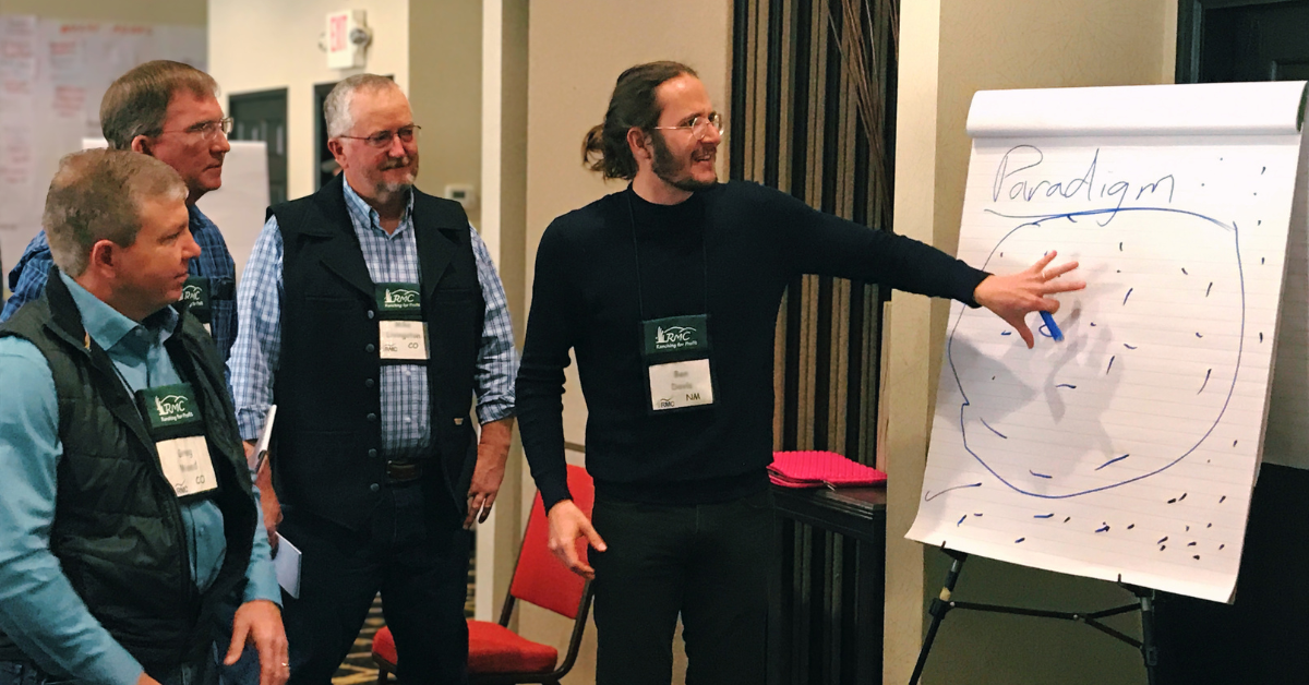 students at a teach-to-learn session