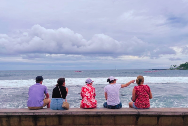 Sims family in Hawaii